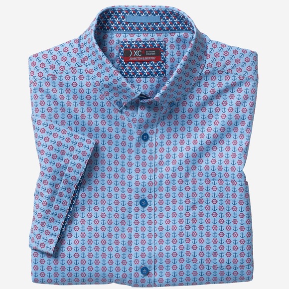 Johnston & Murphy Other - Johnston & Murphy XC4® Performance Short-Sleeve Shirt Men Sz Large